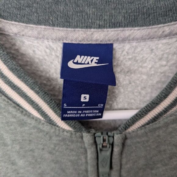 Nike Lightweight Varsity Bomber Jacket Full Zip Women's Size Small - Picture 5 of 6